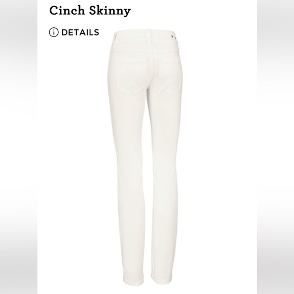 CAbi New in Bag Cinch Skinny White Jeans, size 8 - Picture 6 of 9